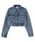 EMBOSSED DENIM JACKET
