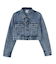 EMBOSSED DENIM JACKET
