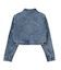 EMBOSSED DENIM JACKET