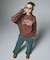 LETTERING LOGO JACQUARD KNIT TOP