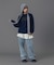 LETTERING LOGO JACQUARD KNIT TOP