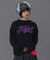 LETTERING LOGO JACQUARD KNIT TOP
