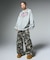 WASHED 2WAY WIDE LEG CARGO PANTS