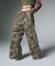 WASHED 2WAY WIDE LEG CARGO PANTS