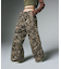 WASHED 2WAY WIDE LEG CARGO PANTS