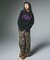 WASHED 2WAY WIDE LEG CARGO PANTS