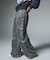 WASHED 2WAY WIDE LEG CARGO PANTS