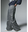WASHED 2WAY WIDE LEG CARGO PANTS