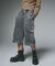 WASHED 2WAY WIDE LEG CARGO PANTS