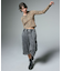 WASHED 2WAY WIDE LEG CARGO PANTS