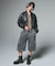 WASHED 2WAY WIDE LEG CARGO PANTS