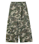 WASHED 2WAY WIDE LEG CARGO PANTS