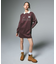 HALF ZIP JERSEY DRESS