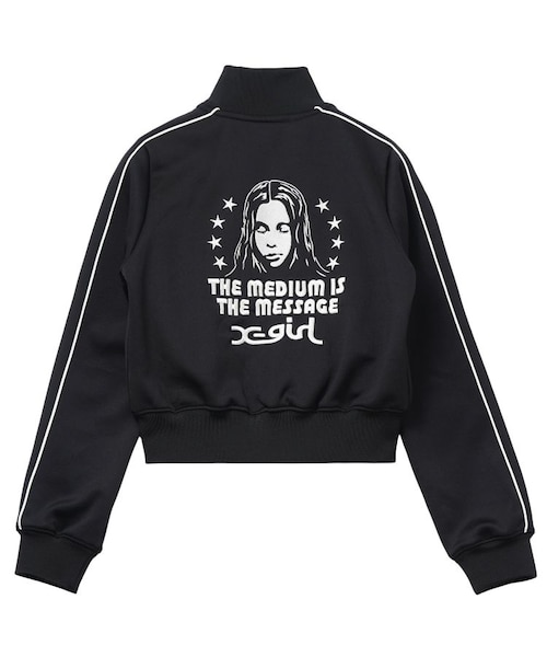 STAR AND FACE COMPACT TRACK JACKET｜エックスガールの通販