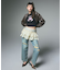 DISTRESSED FAUX LEATHER COMPACT BLOUSON