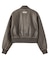 DISTRESSED FAUX LEATHER COMPACT BLOUSON