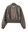 DISTRESSED FAUX LEATHER COMPACT BLOUSON