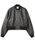 DISTRESSED FAUX LEATHER COMPACT BLOUSON
