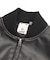 DISTRESSED FAUX LEATHER COMPACT BLOUSON