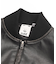 DISTRESSED FAUX LEATHER COMPACT BLOUSON