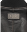 DISTRESSED FAUX LEATHER COMPACT BLOUSON