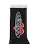 PLANET HEART LOGO RIB SOCKS