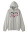 TRIBAL HEART ZIP UP SWEAT HOODIE