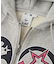 TRIBAL HEART ZIP UP SWEAT HOODIE