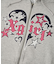 TRIBAL HEART ZIP UP SWEAT HOODIE