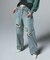 DRAWSTRING DENIM PANTS