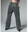 DRAWSTRING DENIM PANTS