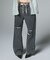 DRAWSTRING DENIM PANTS