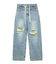 DRAWSTRING DENIM PANTS