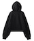 PENCIL SCRIPT LOGO EMBROIDERED ZIP UP SWEAT HOODIE