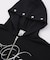 PENCIL SCRIPT LOGO EMBROIDERED ZIP UP SWEAT HOODIE