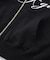 PENCIL SCRIPT LOGO EMBROIDERED ZIP UP SWEAT HOODIE