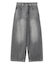 LOGO POCKET LOOSE DENIM PANTS