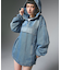 DENIM ANORAK DRESS