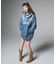DENIM ANORAK DRESS