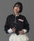 CHEERFUL LOGO VARSITY JACKET