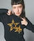 LEOPARD STAR L/S BABY TEE