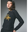 LEOPARD STAR L/S BABY TEE