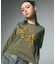 LEOPARD STAR L/S BABY TEE