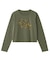 LEOPARD STAR L/S BABY TEE