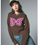 BUTTERFLY XG LOGO COMPACT KNIT TOP