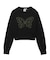 BUTTERFLY XG LOGO COMPACT KNIT TOP