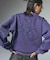 LOGO PATCH PIGMENT DYED CREWNECK SWEAT TOP