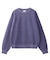 LOGO PATCH PIGMENT DYED CREWNECK SWEAT TOP