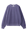 LOGO PATCH PIGMENT DYED CREWNECK SWEAT TOP