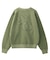 LOGO PATCH PIGMENT DYED CREWNECK SWEAT TOP